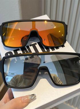 超大框偏光墨镜男女遮脸显瘦可套近视太阳镜户外运动登山骑行眼镜