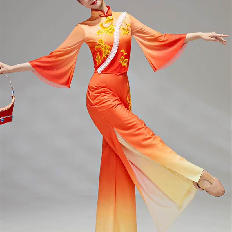 古典舞演出服女2025新款飘逸中国风秧歌舞蹈服装现代广场舞表演服