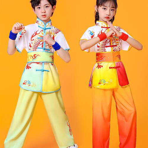 六一儿童武术服功夫男女童幼儿园学生武术练功表演出服装少儿训练