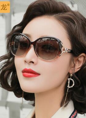 2025年新款防紫外线太阳镜大脸显瘦墨镜女级感优雅时尚偏光眼镜