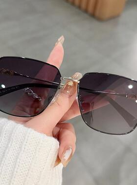 新款方形偏光太阳镜金属男士变色墨镜防紫外线开车防晒眼镜
