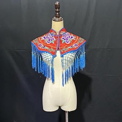 京剧云肩披肩戏曲戏剧披肩秧歌衣宫装戏服配饰古装豫剧花旦演出服