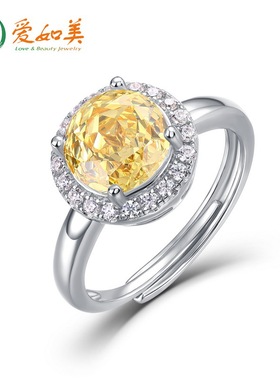 时尚简约S925银渡18K金PT950铂金千禧玫瑰切戒指女风开口指戒饰品