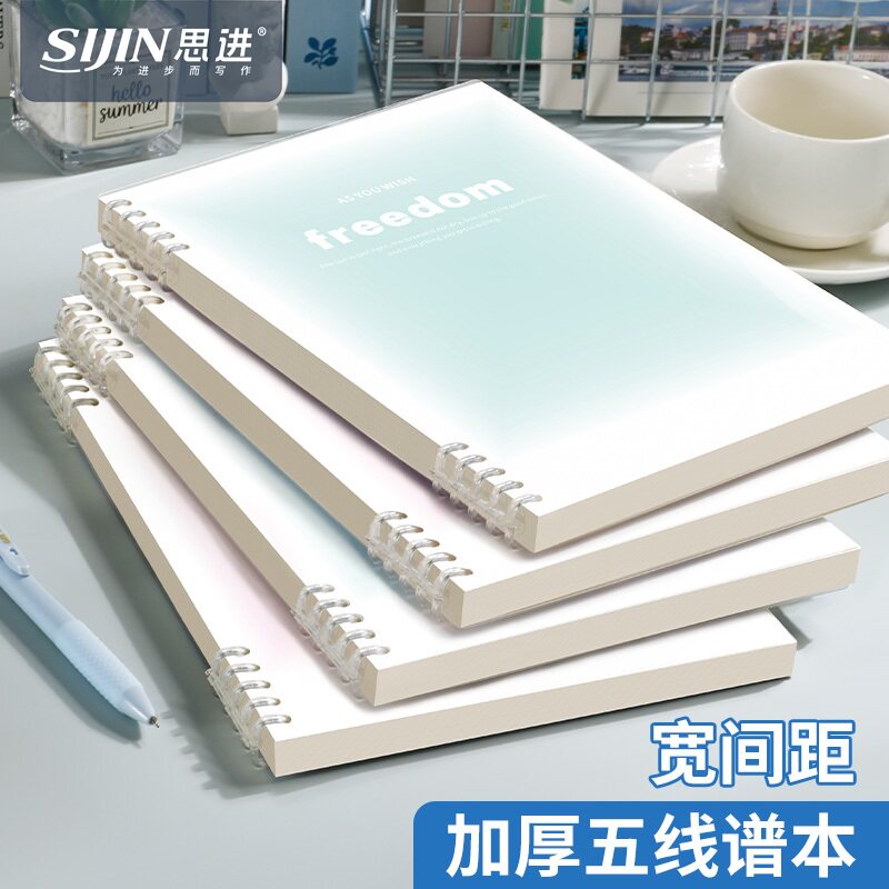 五线谱本子活页乐谱本B5图片