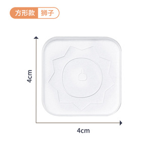 卡通透明硅胶防撞贴新款 加厚门把手卫生间卡通缓冲静音防撞垫