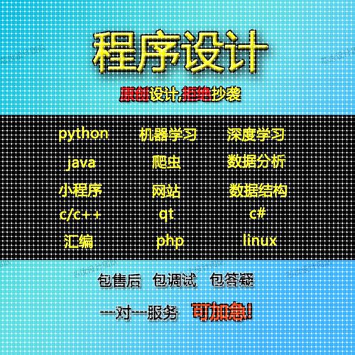 计算机python代做R语言数据分析c++程序设计java代码代编php接单