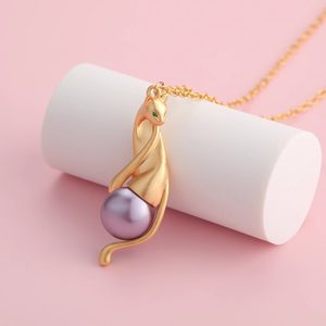 沐银时代2025紫气东来猫猫项链气质优雅独特好品送礼首选