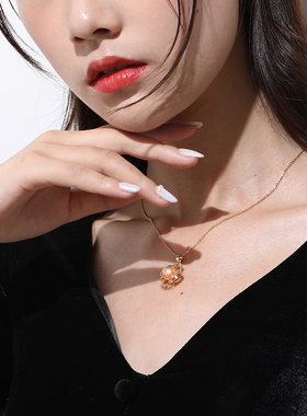 天然几何14k金精工饰品天然珍珠