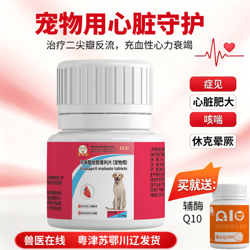 马来酸依那普利肺心病肥厚犬猫用