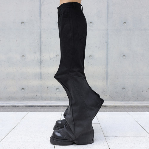 长裤喇叭裤渐变opium视觉系裤子