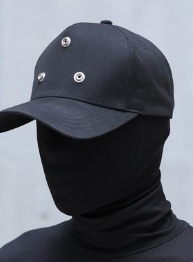 CHRYSOMALLON 2025新款金属扣大头围纯色百搭男女鸭舌帽棒球帽