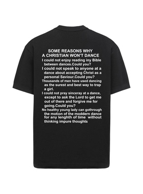 ERD忧郁的富二代标语字母短袖重磅纯棉cleanfit高街重磅半袖T恤潮