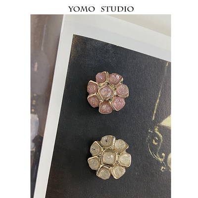 旋转钻花金属纽扣西装外套大衣扣