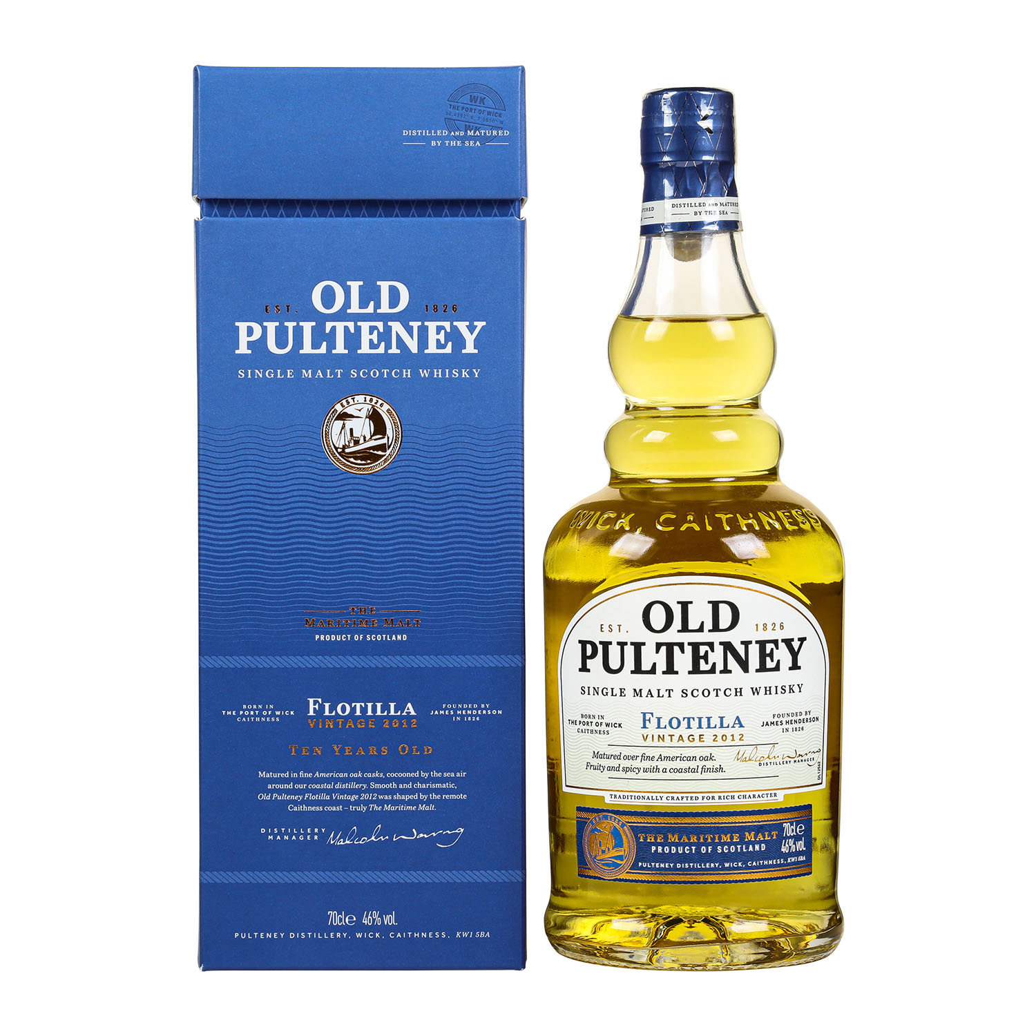 天祺 Old Pulteney富特尼富航号2012年700ml 行货苏格兰威