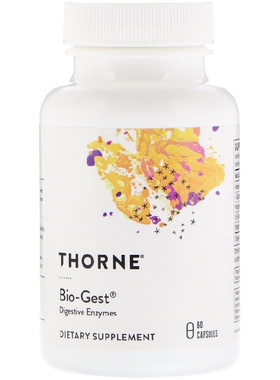 美国品牌Thorne Research 甜菜碱/胰酶/牛胆汁/蛋白酶 60粒