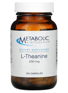 美国品牌Metabolic L-茶氨酸 200mg/120粒