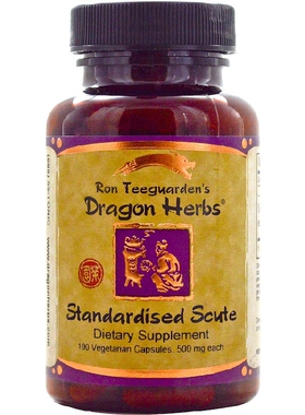 美国品牌Dragon Herbs 黄芩素 425mg/100粒