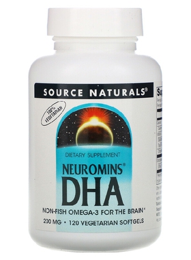 美国品牌Source Naturals 优质DHA 大脑和视网膜保养 200mg/120粒