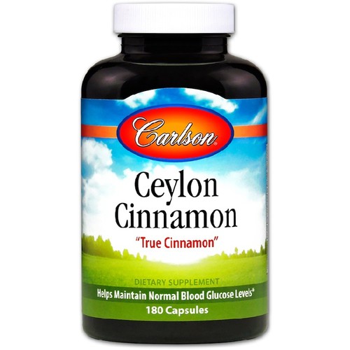 美国品牌Carlson Labs 锡兰肉桂提取物 180粒