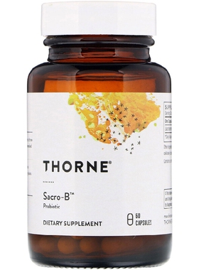 美国品牌Thorne Research 益生菌/布拉酵母菌 60粒