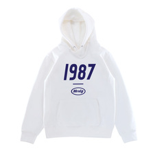 秋天上衣女新款连帽卫衣女炸街网红盐系套头1987卫衣秋 薄款