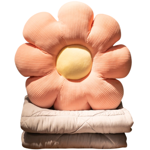 花朵抱枕被子两用毯子二合一车用折叠小枕头午睡靠枕多功能办公室