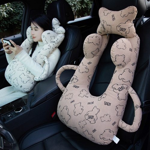 儿童抱枕车用安全带防勒脖后排