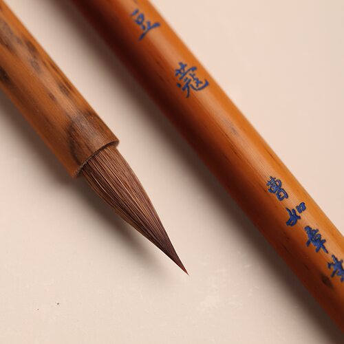 【豆蔻】【小青花】出锋1.8cm口径0.5cm狼毫紫毫书法蝇头小楷毛笔