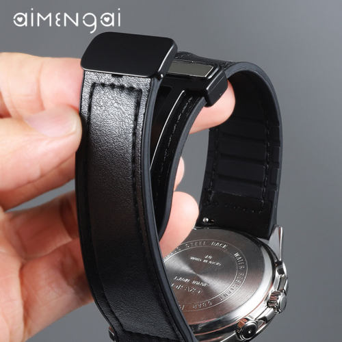 适配卡西欧地球之心系列真皮表带