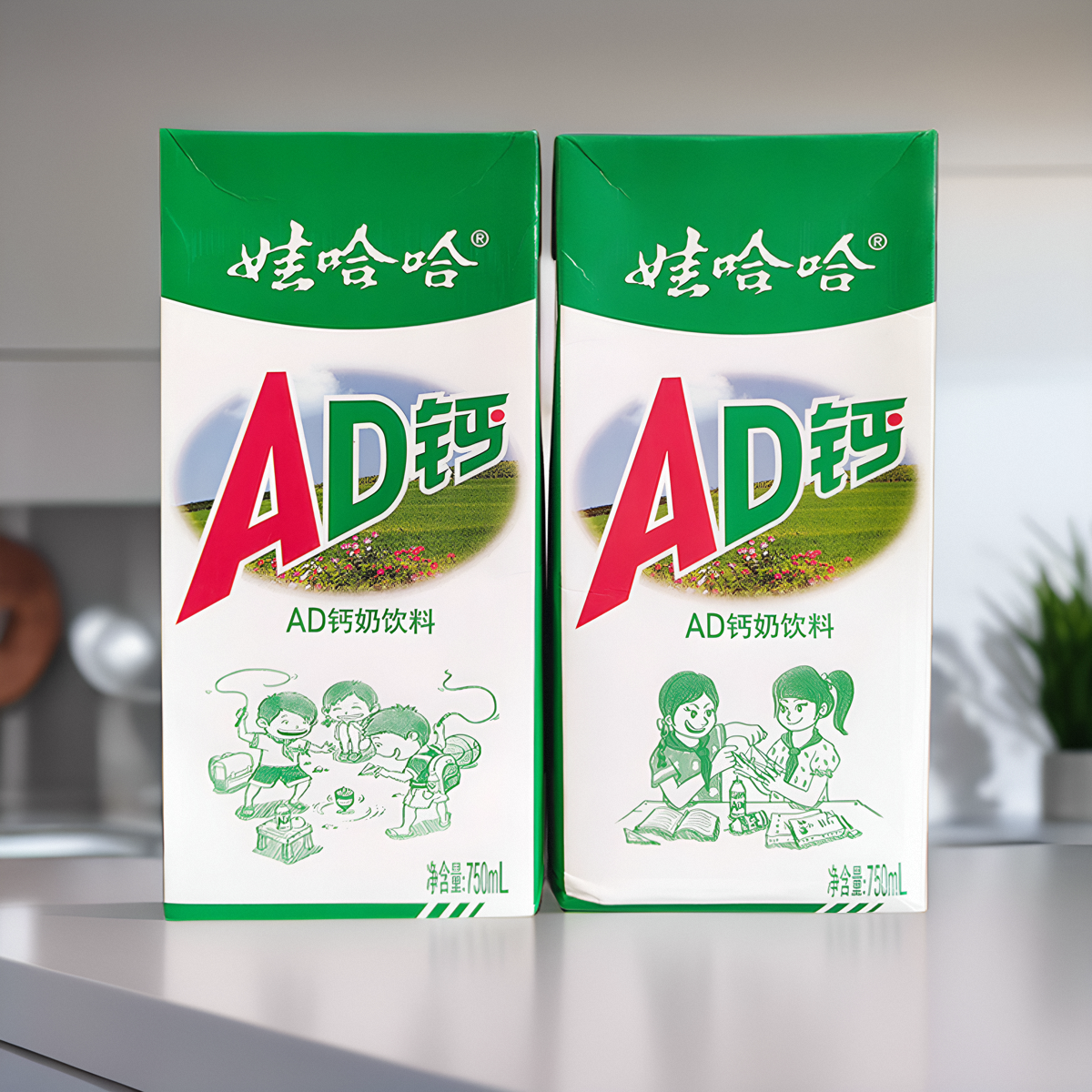 娃哈哈AD钙奶儿童牛奶酸奶饮料
