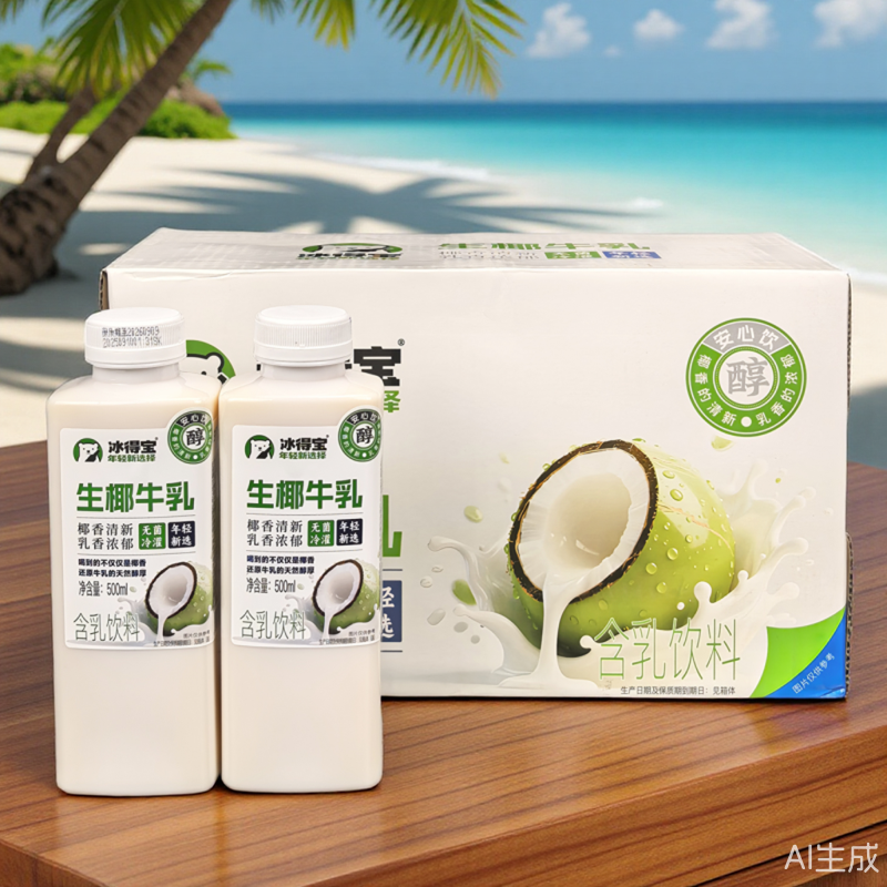 冰得宝生椰牛乳椰奶植物蛋白饮料