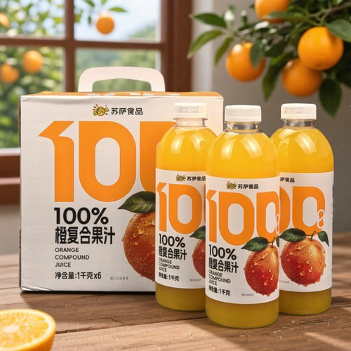 susa苏萨100%橙汁复合果汁饮料
