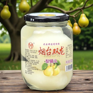 烟台双龙梨罐头古法熬制李字源水果雪梨罐头消暑食品500*6瓶