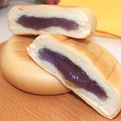 中辉铺子夹心面包红豆紫薯