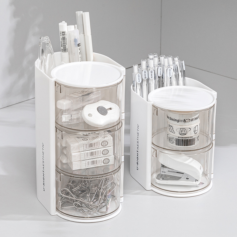 那生活旋转防尘盒多层收纳盒