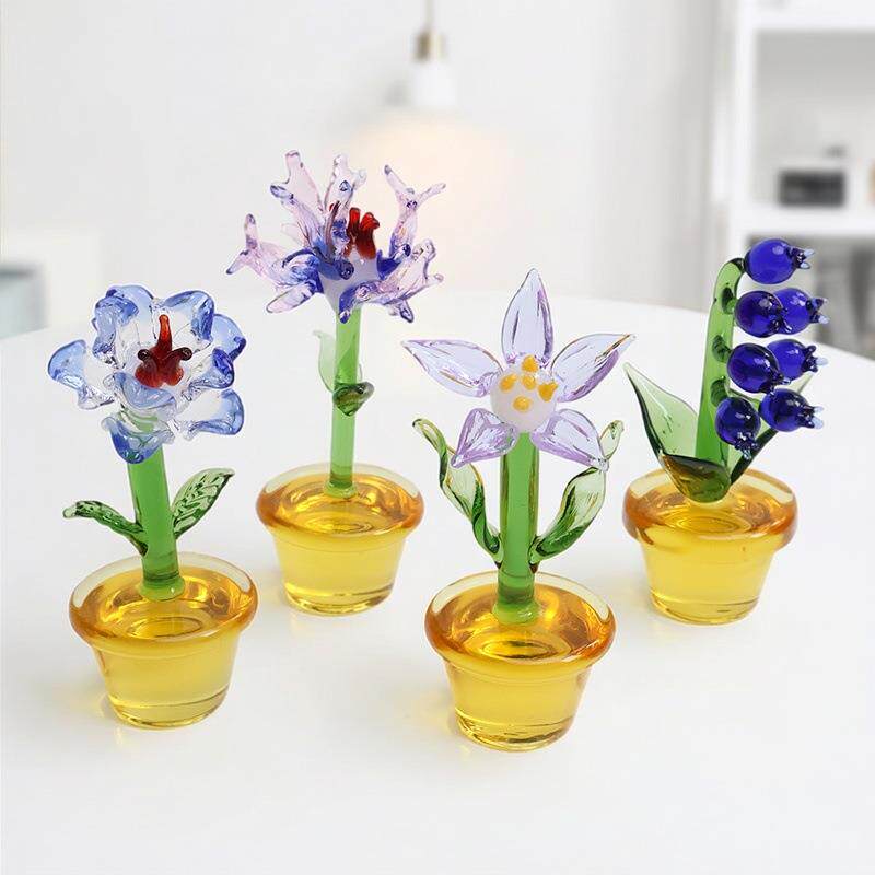 mini琉璃花 | 车载小摆件工位盆栽