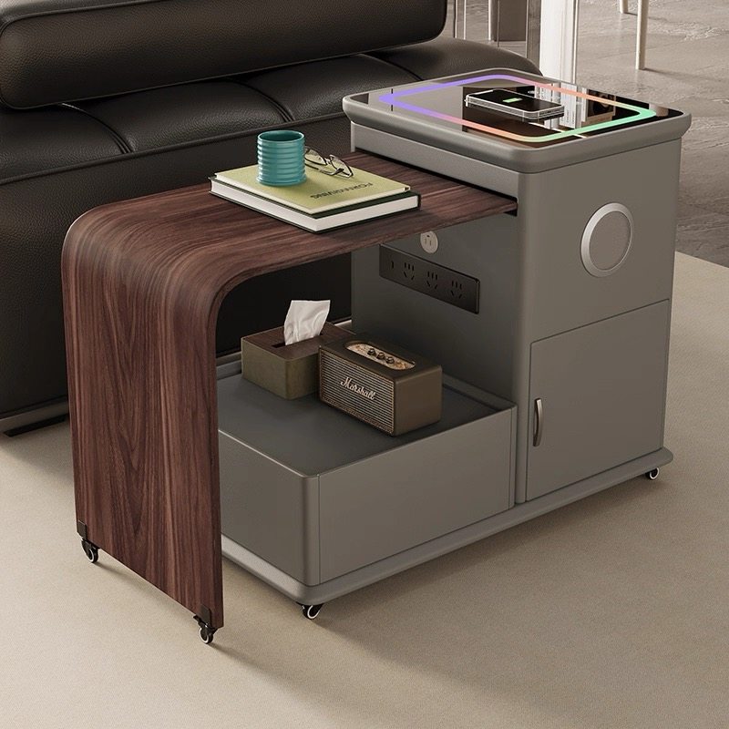 意式极简沙发边柜可移动边几客厅家用茶几现代简约轻奢边几,住宅家具,移动边几/推车,淘宝优惠券,粉丝福利购,淘宝优惠卷