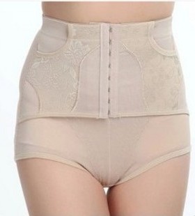 NN8带扣可调节收腹裤伪娘CDTS变装内裤若隐若现高腰裤男女塑身裤