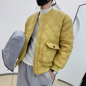 社会风新风格纯色可脱卸帽宽松棉衣棉服B297-2829-P128控168图片