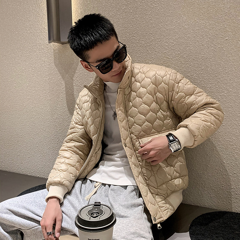 社会风新风格纯色立领宽松棉衣时尚B297-2830-P128控168图片