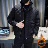 社会轻奢冬季纯色立体口袋绗线加棉棉衣B297-1810-P135，男装棉衣，电商B297