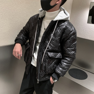 社会轻奢风新风格纯色可脱卸帽宽松衣痞帅B297-2829-P128控168图片