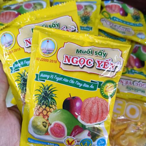 包邮 NGOC YEN muoi say水果盐 越南蘸果盐 椒盐 辣盐袋盐100g