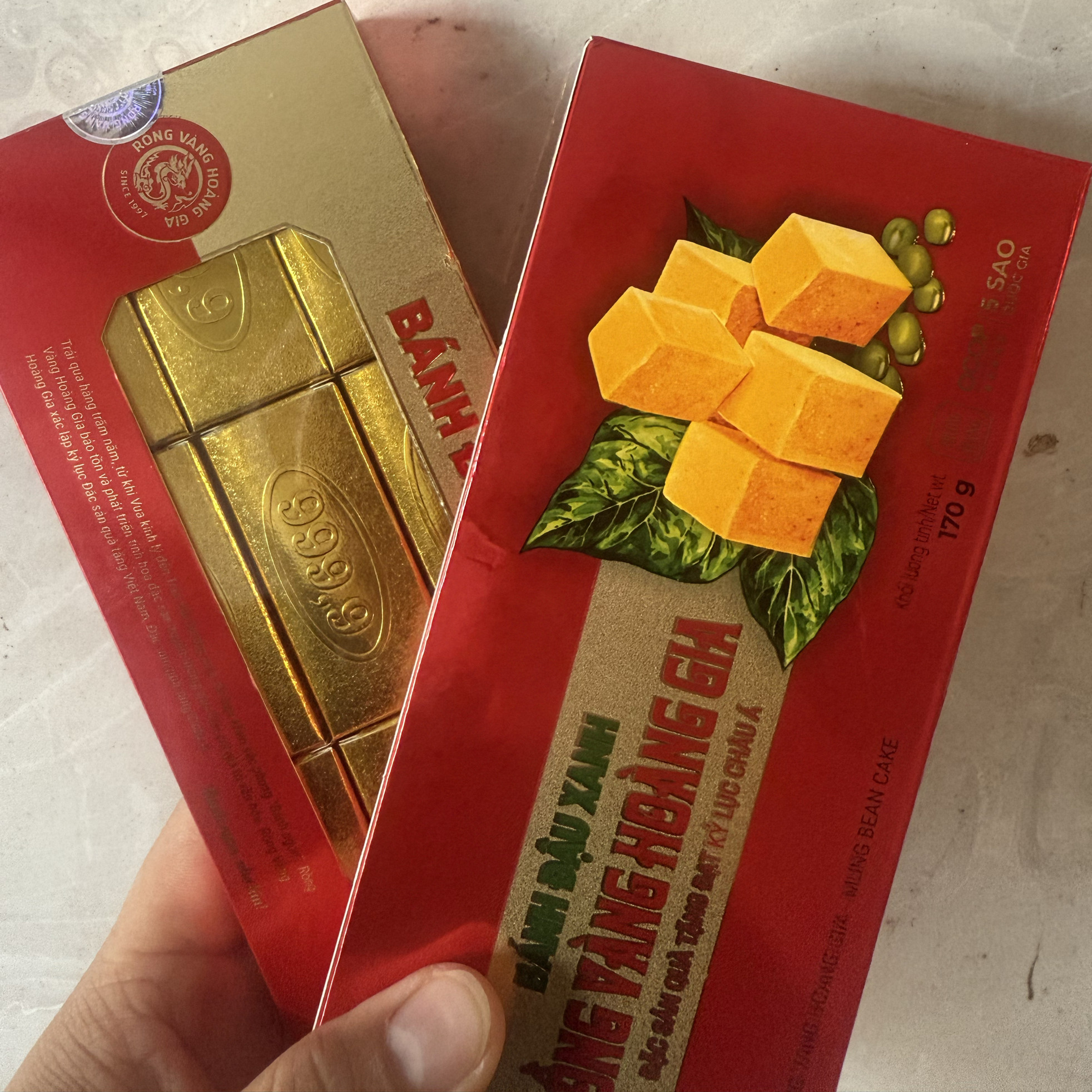 越南芽庄原装金黄龙绿豆糕零食小吃休闲食品170g