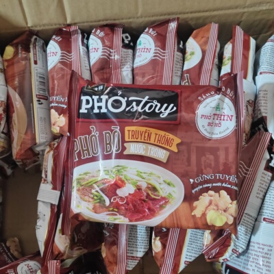 越南金苏河粉chin-su pho bo牛肉味方便河粉速食早餐冲泡72g