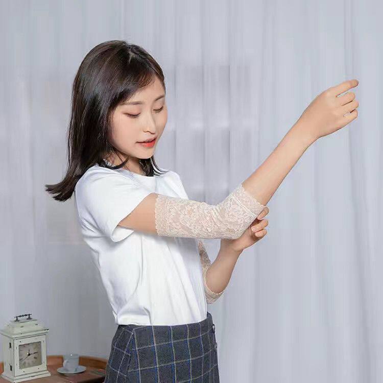 大臂袖套胳膊肘手臂套上臂袖套手臂臂环蕾丝饰品手臂袖套遮疤饰品