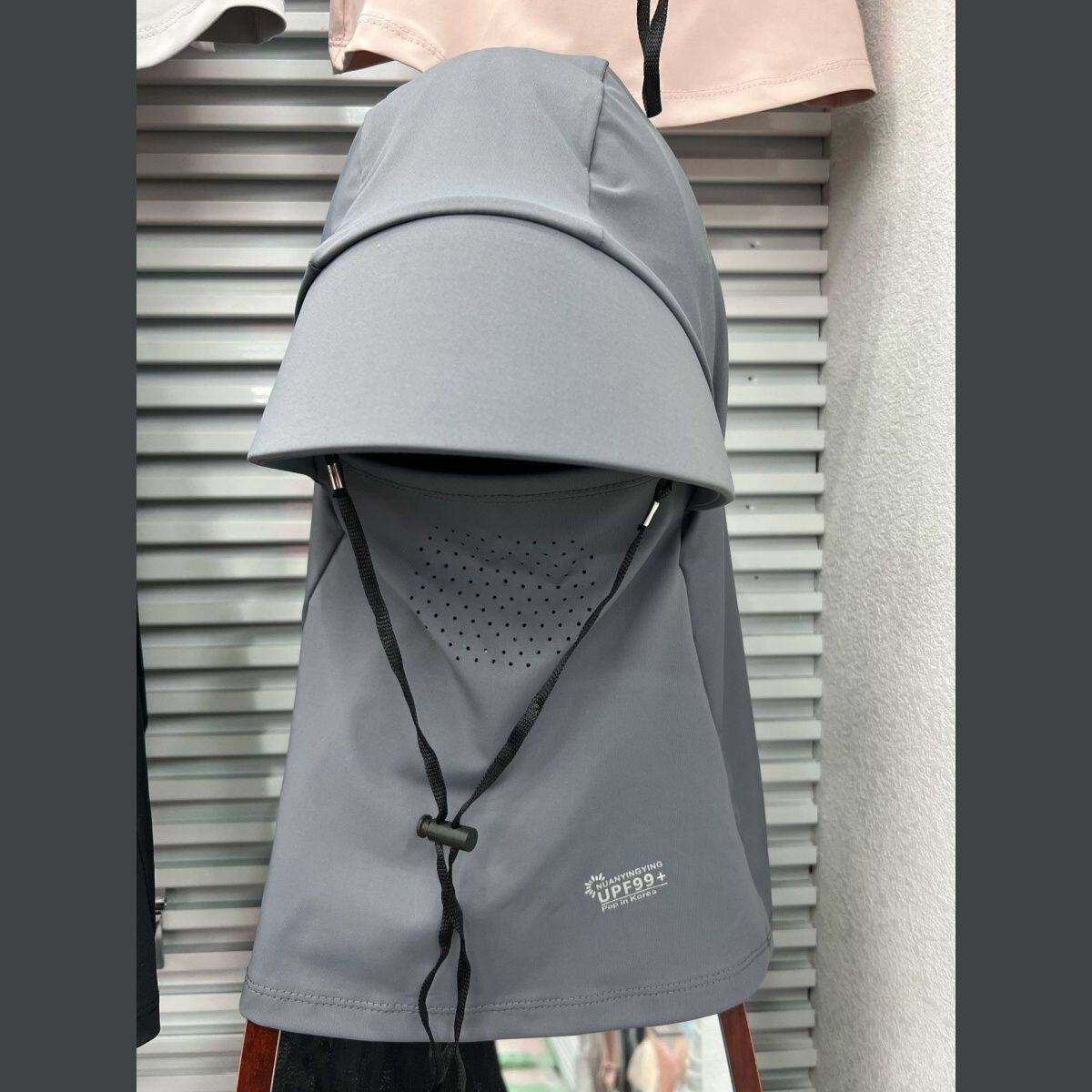 夏季防晒帽男女全脸遮阳帽子防紫外线户外骑行护颈面罩太阳帽一体