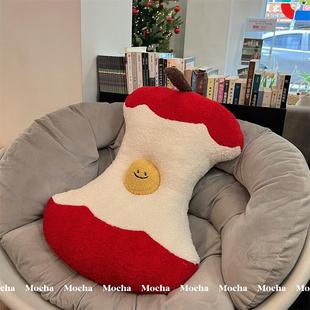 网红可爱苹果抱枕客厅沙发靠枕毛绒玩具办公室靠垫汽车腰靠礼物女