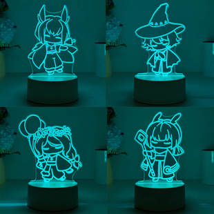 光遇周边小夜灯白鸟巫师虚荣花环白枭公仔玩偶生日礼物手办小摆件