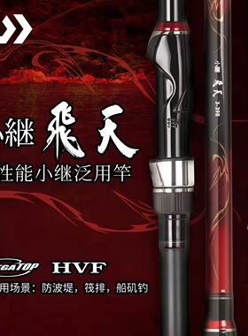25款DAIWA达亿瓦小继飞天矶钓竿手海两用竿超轻碳素海杆滑漂海竿